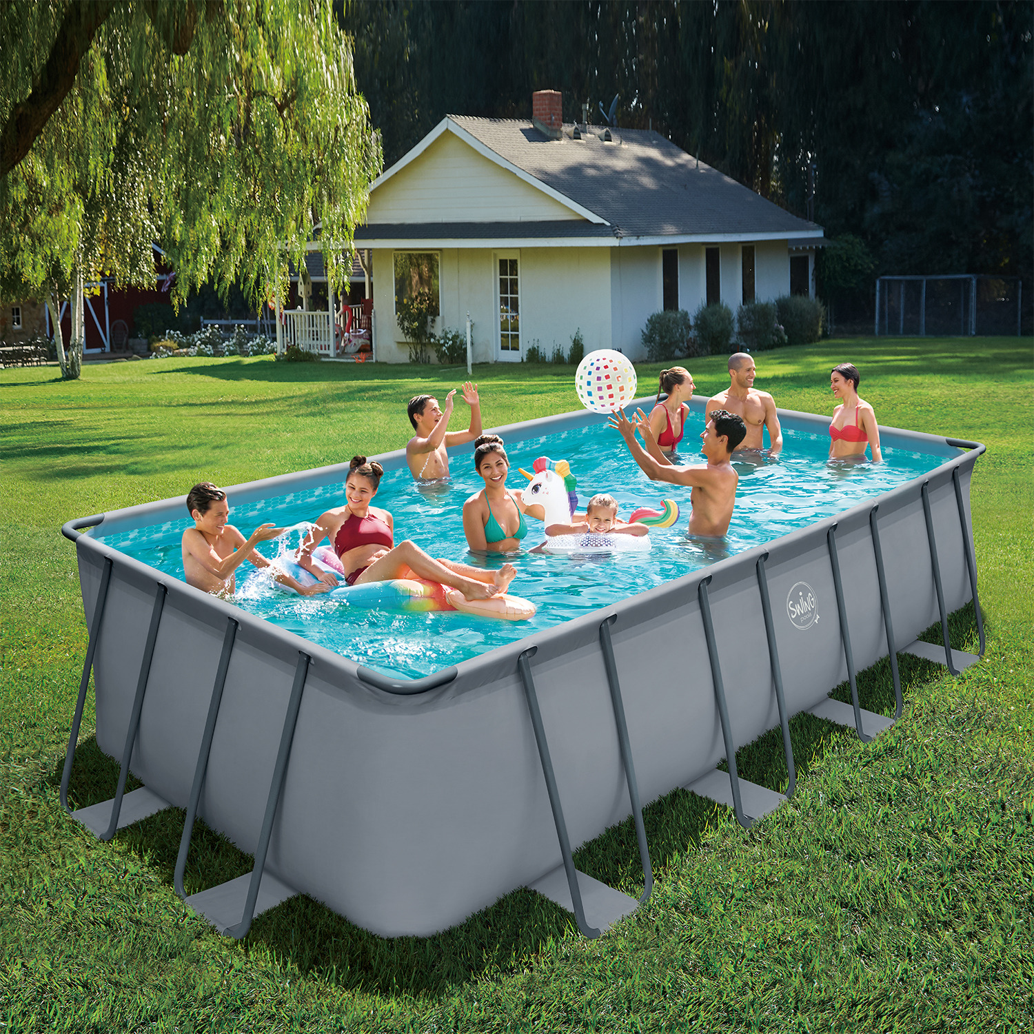 Бассейн каркасный 549х274х132см Swing pools Р20-2052