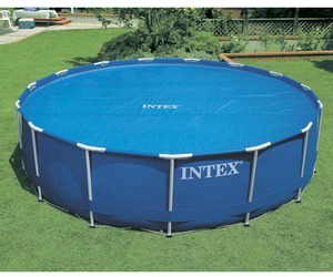 Тент солнечный прозрачный для бассейнов 457см Intex 28013