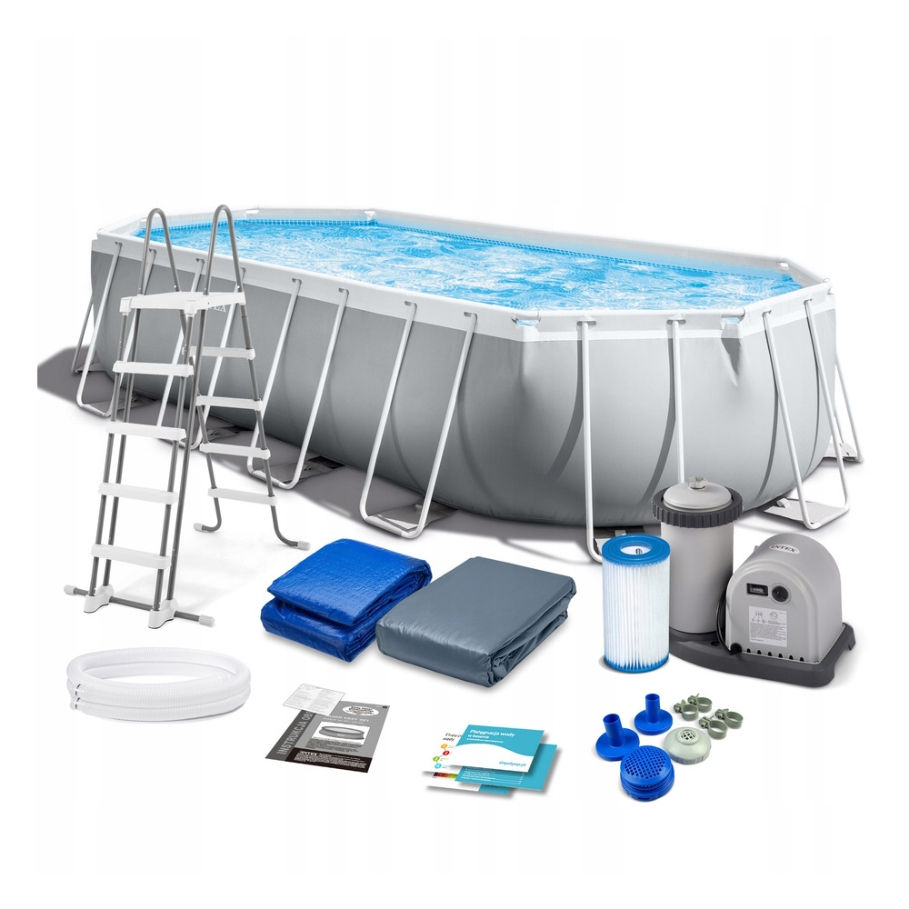 Каркасный бассейн для дачи 610х305х122см Intex 26798