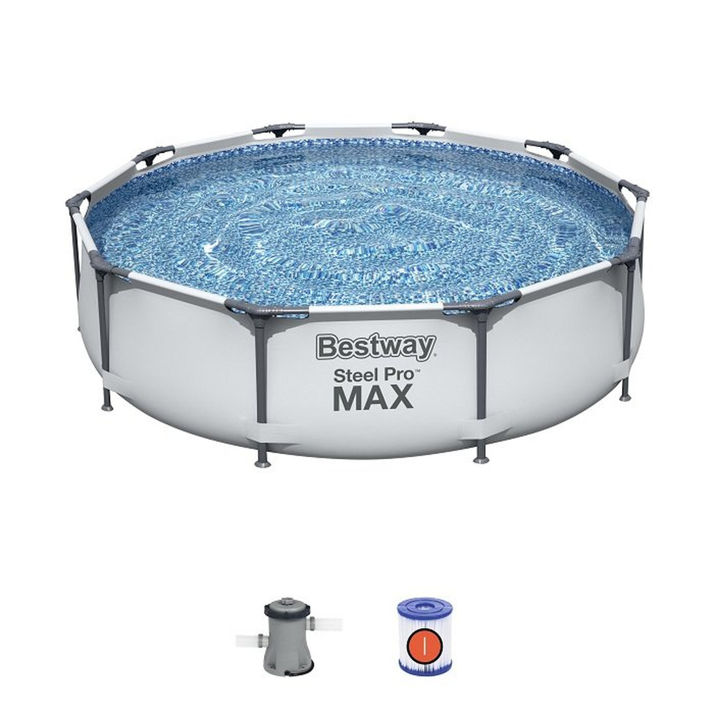 Бассейн каркасный + фильтр-насос 305х76см Bestway 56408